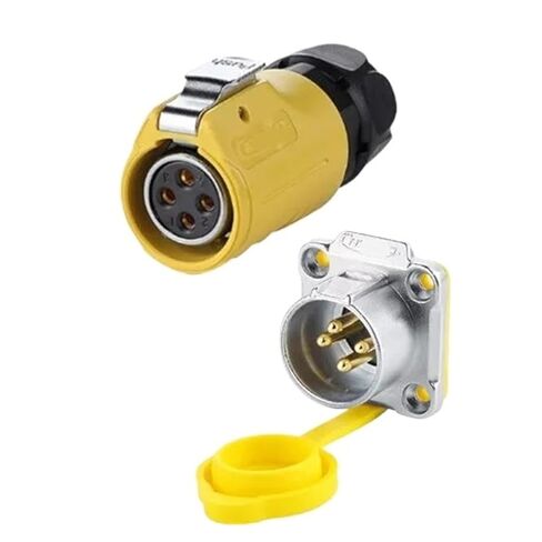 4 pin Power Connector Female and Male Socket Waterproof Outdoor IP67 in Saudi Arabia
