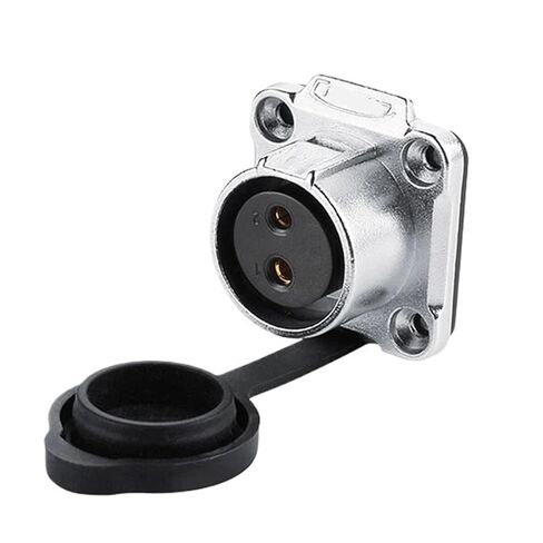 2-pin Power Circular Industrial Connector Female Outdoor Waterproof IP67 in Saudi Arabia