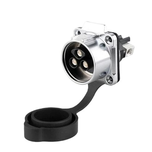 3 pin 50A Power Connector Female Socket Panel Mount Outdoor Waterproof in Saudi Arabia