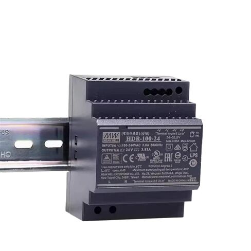 HDR-100-24 92W Ultra Slim Step Shape DIN Rail HDR-100 24V 3.83A in Saudi Arabia
