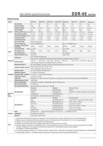 DDR-60G-24 60W DIN Rail Type DC-DC Converter DDR-60G 24V 2.5A in Kuwait