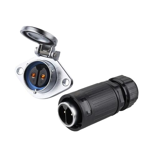 M20 IP67 مقبس مقاوم للماء ذكر وأنثى موصل لوحة جبل اتصال حربة (التوصيل A فقط، 2P) in Kuwait