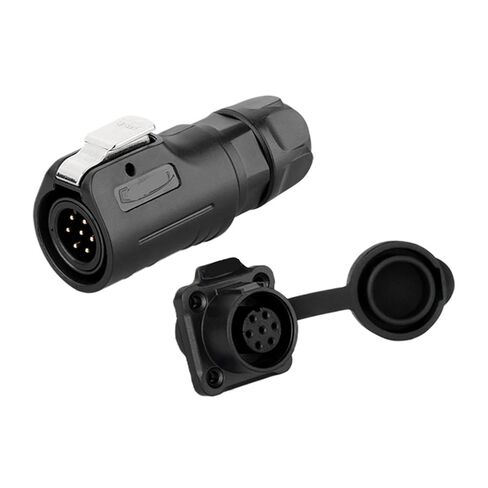 M12 2/3/4/5/6/7/8 pin Waterproof Connector Male and Female Socket IP68 Connector(7 pins Plug) in Saudi Arabia