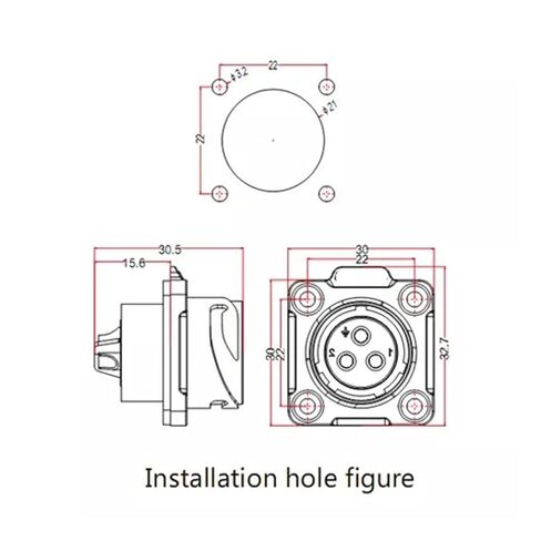 7 pin Power Circular Connector Female Outdoor Waterproof IP67 Heavy Duty in Saudi Arabia