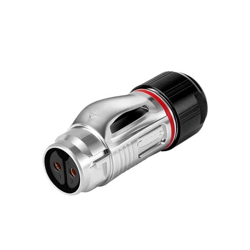 Waterproof Industrial M20 Metal Wire Connector 7 9 12 14 Pin Socket Panel Mount(Female Plug Set,Connector_2P) in Saudi Arabia