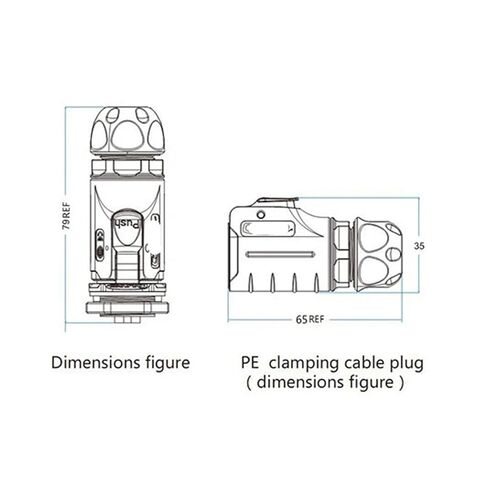3 pin Power Circular Industrial Connector Male Outdoor Waterproof IP67 M20 in Saudi Arabia