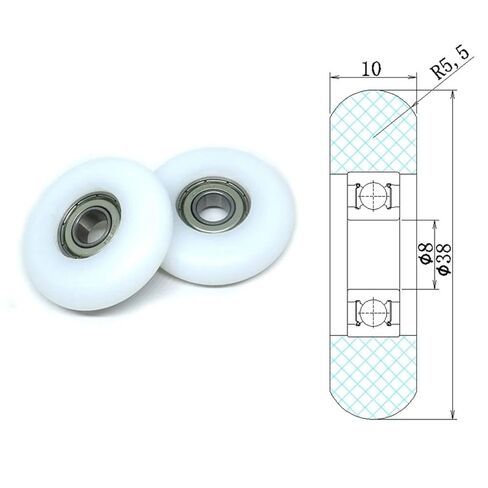 OD 38mm 8x38x10mm BSR69838-10 Bearing Wheels 4Pcs in Kuwait