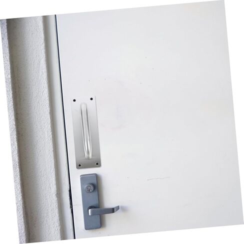 SEWACC 2Pcs Push Pull Plate Handles Modern Design for Fire Passage Doors Effortless Operation Strong Sliding Door Handle for Commercial Use in Saudi Arabia