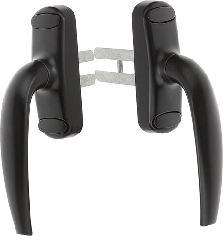 TEHAUX 2Pcs Zinc Alloy Window Pull Door Lock Handle Easy Install Modern Design Compatible with Interior Doors for Residential Commercial Use in Kuwait