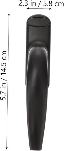 TEHAUX 2Pcs Zinc Alloy Window Pull Door Lock Handle Easy Install Modern Design Compatible with Interior Doors for Residential Commercial Use in Kuwait