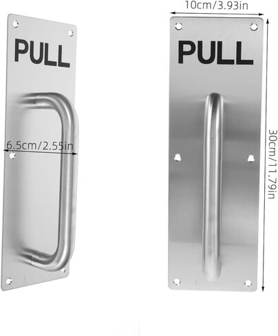 Cabilock Stainless Steel Door Pull Handle for Fire Exit Heavy Duty Commercial Door Handle Plate Easy Open Design for Cabinets and Kitchens in Saudi Arabia