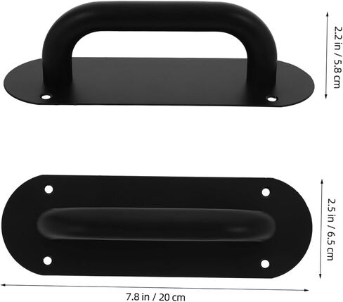 Outanaya Stainless Steel Door Handle Pull for Commercial Fire Doors Heavy Duty Push Pull Handle Sliding Door Handles Replacement Durable Resistant Design in Kuwait