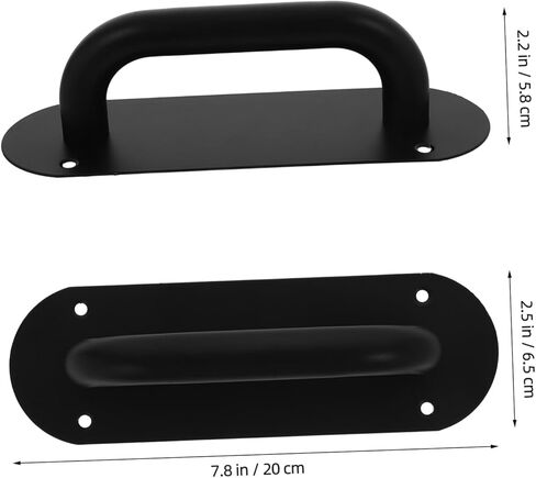 SHINEOFI Stainless Steel Door Handle Heavy Duty Push Pull Design for Sliding Doors Closets and Gates Durable Resistant Hardware for Residential and Commercial Use in Saudi Arabia