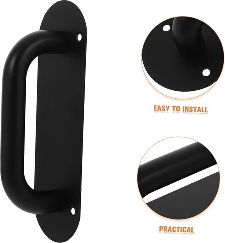 SHINEOFI Stainless Steel Door Handle Heavy Duty Push Pull Design for Sliding Doors Closets and Gates Durable Resistant Hardware for Residential and Commercial Use in Saudi Arabia