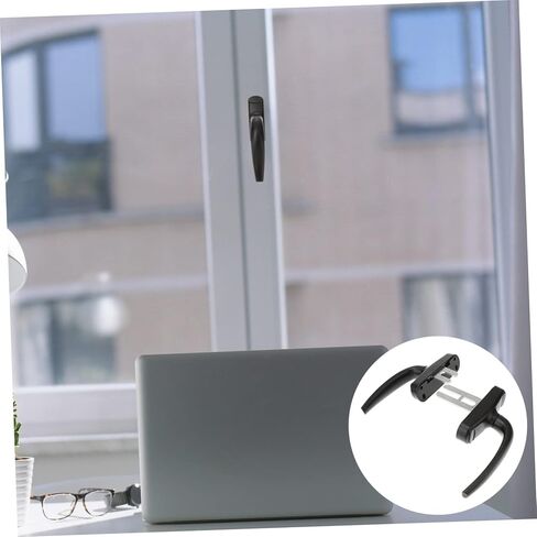 Lurrose 2Pcs Sliding Door Handle Zinc Alloy Window Pull Handle Durable Door Lock Accessory for Casement Windows Easy Installation for Home Commercial Use in Saudi Arabia