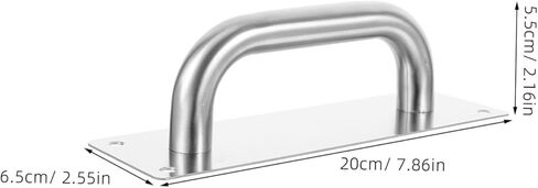 2Pcs Door Push Plates Modern Push Pull Hardware for Front and Back Doors Elegant Design for High Traffic Areas for Commercial Use in Saudi Arabia
