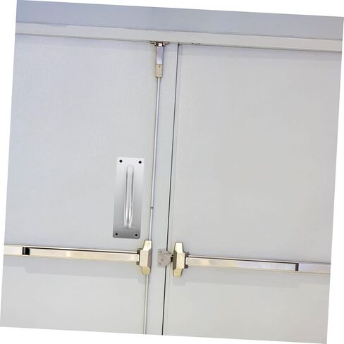 2Pcs Door Push Plates Modern Push Pull Hardware for Front and Back Doors Elegant Design for High Traffic Areas for Commercial Use in Saudi Arabia