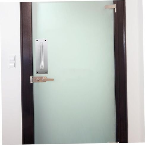 2Pcs Door Push Plates Modern Push Pull Hardware for Front and Back Doors Elegant Design for High Traffic Areas for Commercial Use in Saudi Arabia