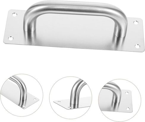 2Pcs Door Push Plates Modern Push Pull Hardware for Front and Back Doors Elegant Design for High Traffic Areas for Commercial Use in Saudi Arabia