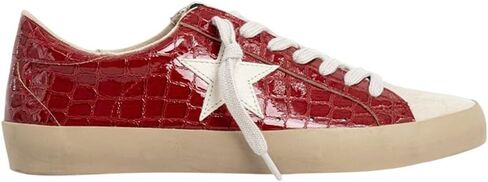 SHUSHOP Womens Paula Lace Up Sneakers Shoes Casual - White in Saudi Arabia