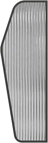 Wall-Mounted Urinal Partition with Metal Frame - Rounded Edges Privacy Divider for Public Restroom/Bathroom, Durable and Stylish Design, Ideal for Commercial Spaces in Saudi Arabia
