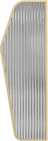 Wall-Mounted Urinal Partition with Metal Frame - Rounded Edges Privacy Divider for Public Restroom/Bathroom, Durable and Stylish Design, Ideal for Commercial Spaces in Saudi Arabia