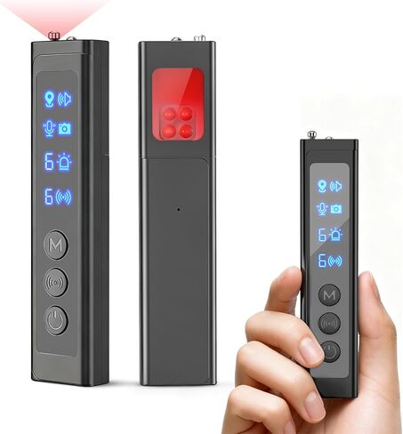 Hidden Camera Detectors, Portable Scanner Hidden Detector,2-in-1 Camera Detector 6 Levels Sensitivity (Strawberry Red) in Saudi Arabia