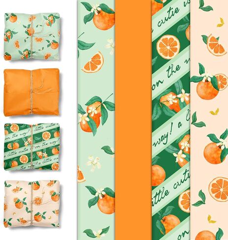 NICROHOME EUR Christmas Tissue Wraping Paper for Gift Bags, 24 Sheets Green Pink Ivory Gift Wrap Paper for Xmas New Year Birthdays Wedding Gift Packing Decorations, 15 X 20 Inches in Saudi Arabia
