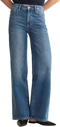 Warp + Weft Women’s NCE Wide Leg Jeans – High Rise in Saudi Arabia