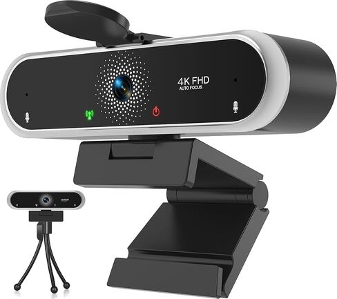 Webcam 1080P with Microphone & Privacy Cover for PC/Laptop, USB Computer Camera Plug & Play with Auto Light Correction for Video Calls, Live Streaming Gaming & Online Meetings in Saudi Arabia