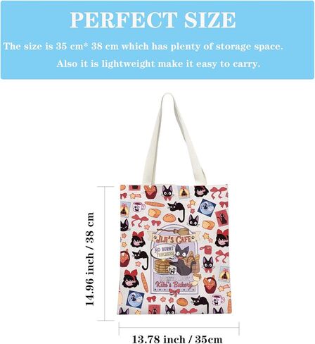 Animated Movie Gift Black Cat Lover Japanese Kitten Anime Gift Delivery Service Anime Fan Crossbody Bag in Saudi Arabia