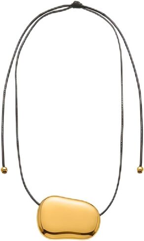 ChicGlowz Chunky Heart Necklace For Women, 14k Gold Plated Bow Layered Tie Wrap Choker Hearts Locket Necklaces Dainty Personalized Christmas Birthday Jewelry Gifts in Saudi Arabia