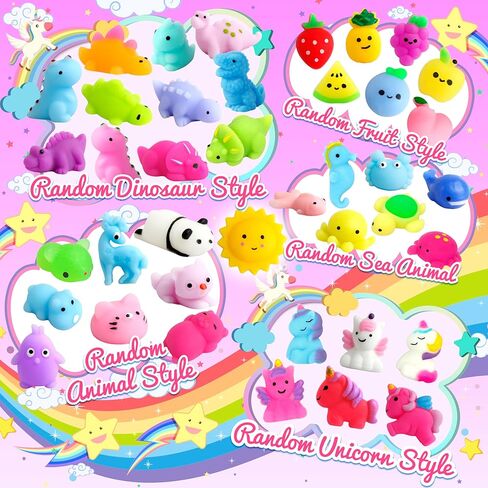 32 Pack Mochi Squishy Toys Kawaii Squishies الإجهاد الإجهاد عبوة للأطفال in Saudi Arabia