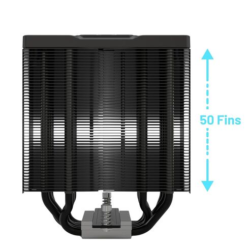 VIND SL125 WHITECPU AIR COOLER - ARGB LEDS - AMD AM4/AM5 - Intel LGA1700/1200-6X أنبوب حرارة النحاس ، 2x Valkyrie X12 مروحة عالية 120 مم ، ضوضاء منخفضة ، LGA1151/1150 in Kuwait