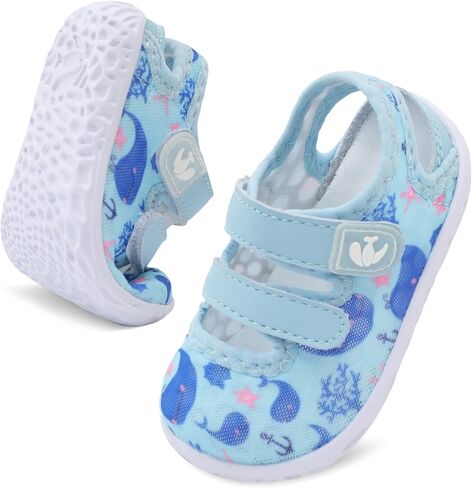FEETCITY Baby Water Shoes Flexible Quick Dry Aqua Socks Breathable Infant Sandals Boys Girls Summer Beach Swim Shoes Lightweight in Saudi Arabia