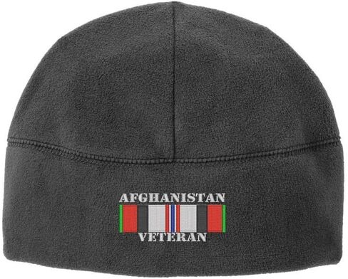USAMM Afghanistan Campaign Veteran Embroidered Beanie Watch Cap in Saudi Arabia