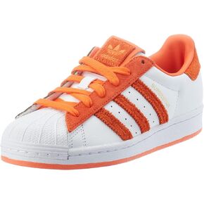 حذاء رياضي نسائي من adidas Superstar مخطط برباط كاجوال - أسود، أرجواني - مقاس 7 M in Kuwait