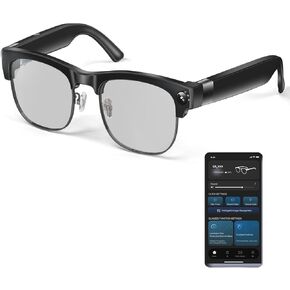 AI Smart Glasses with 4K Camera & Audio | Bluetooth Video Recording Sunglasses with ChatGPT Translation, Voice Control, EIS Stabilization, Object Recognition, Smart Glasses for Men & Women in Saudi Arabia