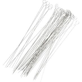 The Beadsmith Basic Elements Flexible Twisted Wire Needles – 2.5" Long, Extra Fine Beading Needle, Pack of 50 – Use for Pearl Knotting and Silk Cord in Saudi Arabia