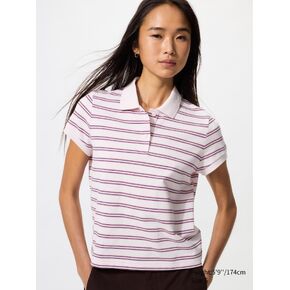 Uniqlo بيكيه قميص بولو صغير | مخطط in Kuwait