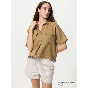 Uniqlo Cotton Easy Shorts | Stripe in Saudi Arabia