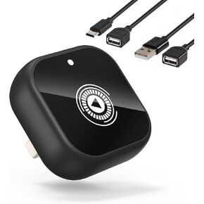 Wireless CarPlay Adapter for Cars with Built-in Wired Apple CarPlay Plug and Play, Mini-USB Design, Fast Stable Connection, for iPhone with USB/USB-C Port (2025 Upgraded) in Saudi Arabia