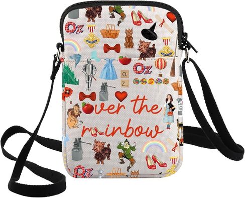 G2TUP Tinman Crossbody Bag Tinman & Scarecrow & Lion Fans Gift Over The Rainbow Shoulder Bag Red Slip- Merch in Saudi Arabia