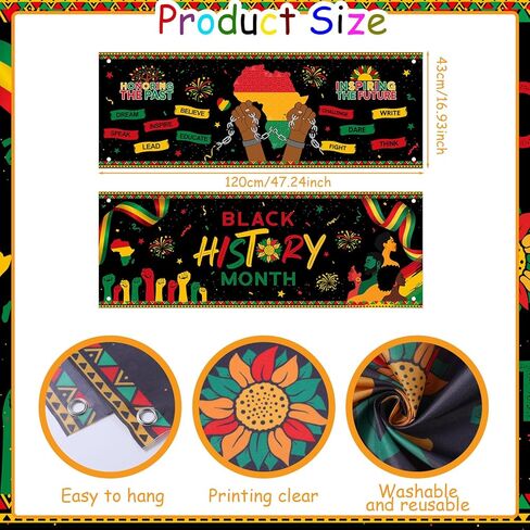 Tiamon 2 PCS Hispanic Heritage Month Banners 47.2 × 16.9 بوصة لاتينو لافتة أمريكا الخلفية الإسبانية الزخارف الفصول الدراسية باللغة الإنجليزية للتراث الأسباني شهر ديكور حفلات المدرسة المنزلية in Saudi Arabia