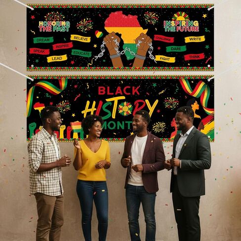 Tiamon 2 PCS Hispanic Heritage Month Banners 47.2 × 16.9 بوصة لاتينو لافتة أمريكا الخلفية الإسبانية الزخارف الفصول الدراسية باللغة الإنجليزية للتراث الأسباني شهر ديكور حفلات المدرسة المنزلية in Saudi Arabia