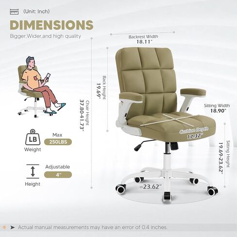 مكتب مكتب مكتب SEATZONE التنفيذي كرسي كبير الظهر المريح ، كرسي كمبيوتر فور فور كرسي كراسي المنزل مع الدعم القطني ، الأزرق in Kuwait