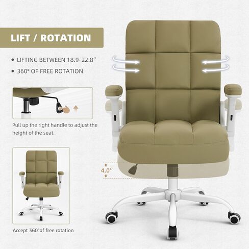 مكتب مكتب مكتب SEATZONE التنفيذي كرسي كبير الظهر المريح ، كرسي كمبيوتر فور فور كرسي كراسي المنزل مع الدعم القطني ، الأزرق in Kuwait