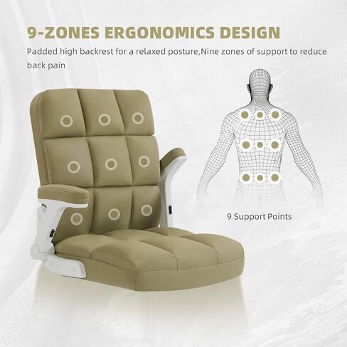 مكتب مكتب مكتب SEATZONE التنفيذي كرسي كبير الظهر المريح ، كرسي كمبيوتر فور فور كرسي كراسي المنزل مع الدعم القطني ، الأزرق in Kuwait