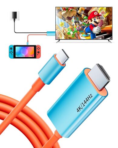 محطة إرساء تلفزيون محمولة سويتش 1 لجهاز نينتندو سويتش 1، مع منفذ شحن PD بدقة 4K&60HZ HDMI/100W in Kuwait