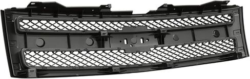 Chrome Front Grille Assembly For Chevrolet Silverado 1500 Pickup Truck,2007 2008 2009 2010 2011 2012 2013,Mesh Grill For GM1200572 25810707 Chrome Shell w/Black Insert in Saudi Arabia
